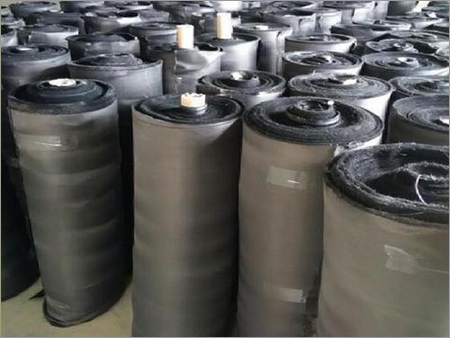 C-glass fiberglass with graphite treated filter media cloth fabric