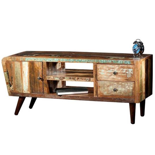 Reclaimed Wood Tv  Console Unit