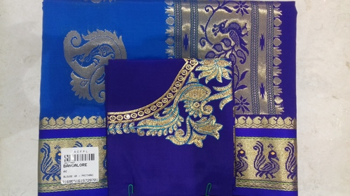 Blue Saree