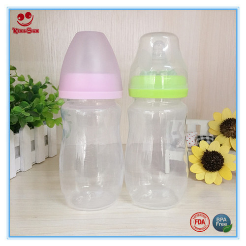 Transparent New 240Ml Newborn Baby Feeding Bottle With Nipple