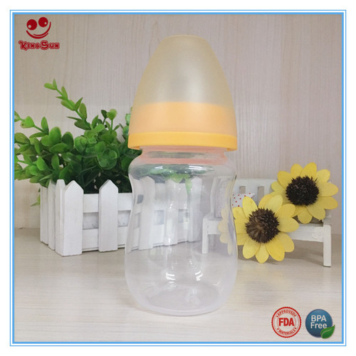 Transparent 180Ml Natural Newborn Baby Bottle In Wide Neck