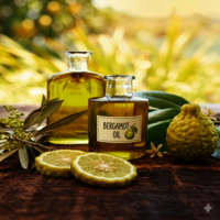 Bergamot Oil - High Purity, 1 Year Shelf Life | Aromatherapy, Antiseptic Properties, Citrus Flavoring Agent, Skin Care Benefits