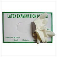Cream Latex Examination Gloves