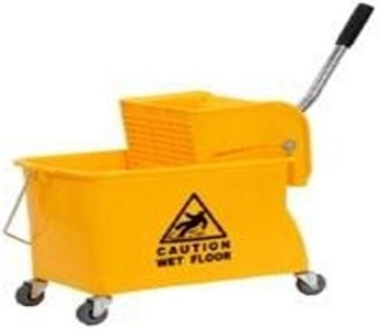 Single Mop Wringer Trolley