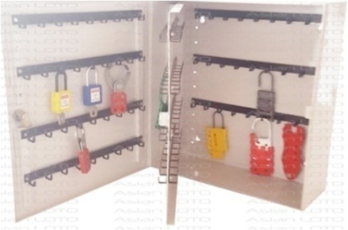 Industrial Lockout/Tagout Station