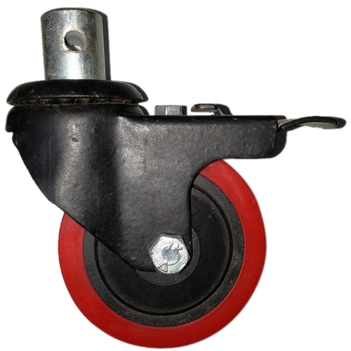 Polyurethane Wheel Caster with 7/8 Inch Brake