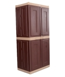 Plastic Almirah Globus Brown