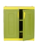 Plastic Almirah M. Green and Yellow