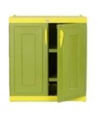 Plastic Almirah M. Green And Yellow
