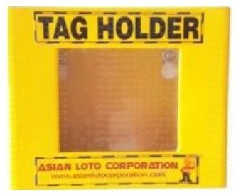 Loto Wall Mounted Tag Holder