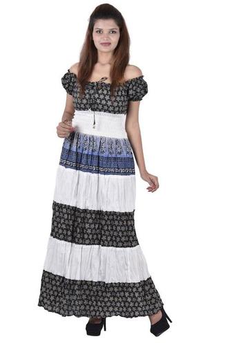 Cotton Ladies Evening Dress