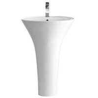 One Piece Basin And Pedestal