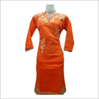 Rayon Silk Blend Fancy Kurtis With Embroidery - Color: All Type