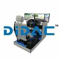 Standard Car Driving Simulator Three Screens - Color: Grey