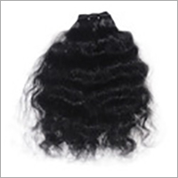 Machine Weft Kinky Curly Hair