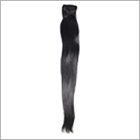 Indian Silky Hair - Human Hair, 24 Inch, Black | Silky Texture, Intact Cuticle, Natural Look, Easy Styling