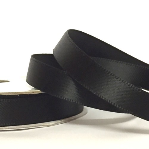 Black Coloured Satin Tape
