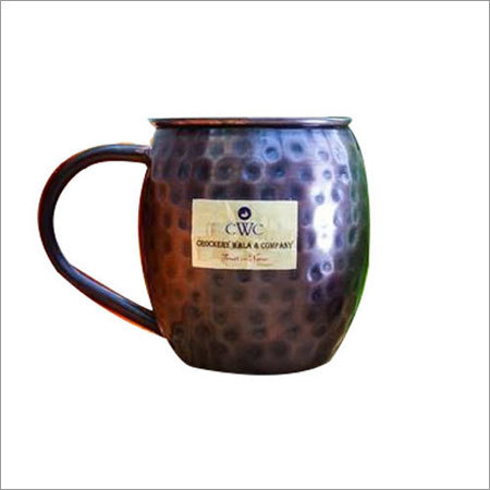 Hammered Black Copper Moscow Mule