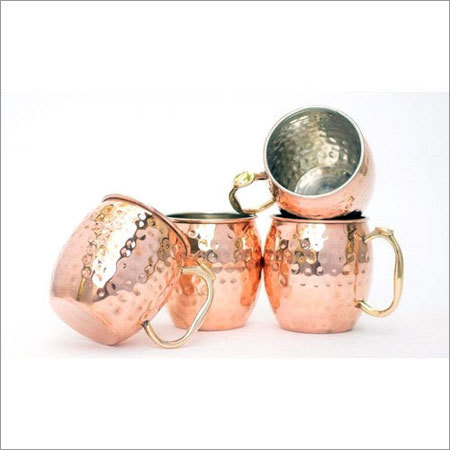Copper Hammered Moscow Mule Drinking Mug