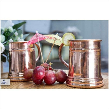 Copper-Ware Pure Copper Tankard Mug Set