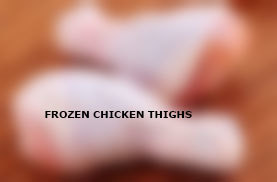 Frozen chicken thighs