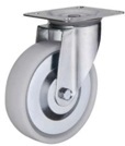 Nylon Wheel Caster - White Nylon/PP Wheels 75x25 cm | New Equipment Type, Swivel Type Bracket