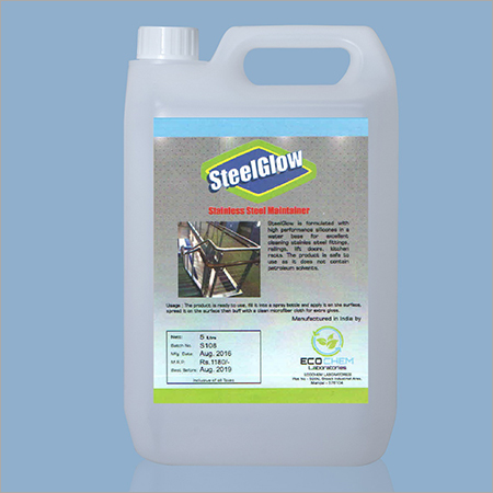 Steel Glow - Water-Based Silicone Formula | Rapid Spray-On Wipe-Off Action, Cleans and Shines Stainless Steel Kitchen Fittings