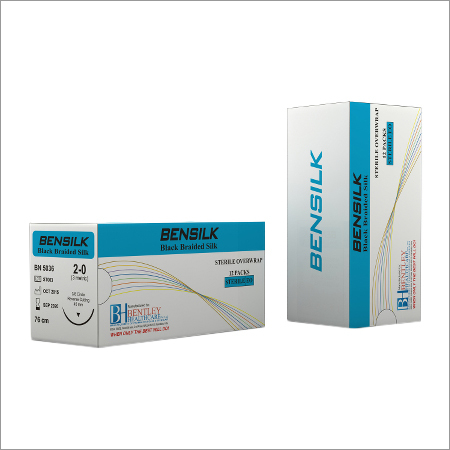 Black Braided Silk Sutures