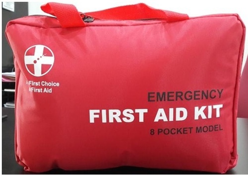 Travel First Aid Kit - Nylon Bag, Compact Design, Emergency Ready, Complete 20+ Piece Set