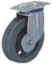 CI Casting VG - 50x25 cm Square Flange Type Wheels with Swivel Bracket | New Caster Wheel Equipment