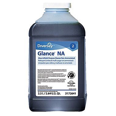 Glance Non Ammoniated Glass Cleaner - 2x 2.5L Blue J-Fill, Streak-Free Concentrated Liquid