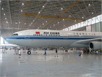 Panel Space Frame for Aircraft Hangar