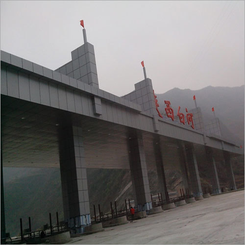 Aluminum Roof Structure Space Truss Structure For Toll Station