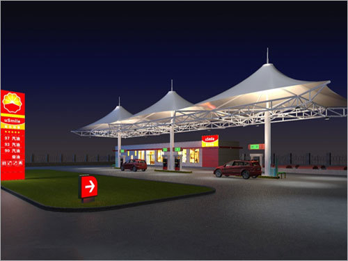 Membrane Structure for Gas Station