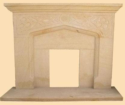 Stone Fireplace