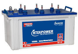 Microtek Inverter Battery - 12V, 12 Rated Capacity, Sealed Lead Type | Highly Efficient, 4-Year Life Span, Low Self Discharge, Maintenance Free, Easy Installation, Ideal for UPS and Electric Equipment