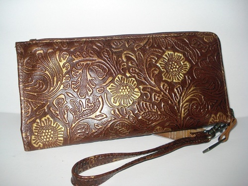 Leather Embroidered Bag