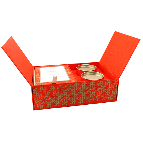 Mdf Board Fabric Wedding Card Box