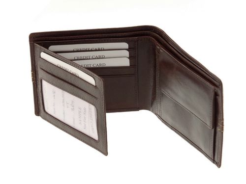 Trendy Men Leather Wallet - Premium Leather, Folded Design | Stylish and Functional Accessory
