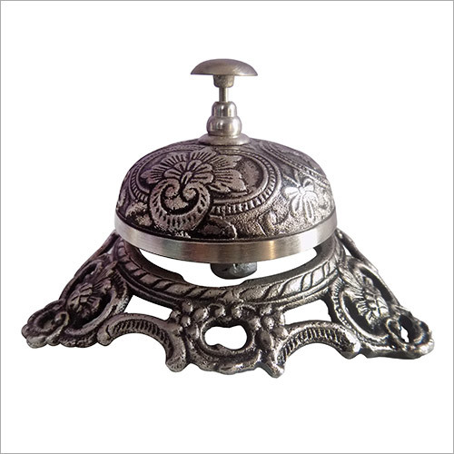 Brass Antique Finish Wire Less Desk Bell Brass Antique Finish Wire Less Desk Bell