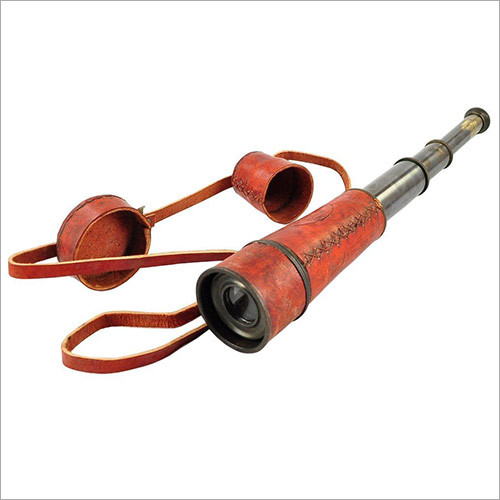 Brass Telescope monocular with Leather Case