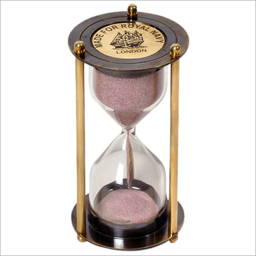 Brass 5 Minute Sand Timer