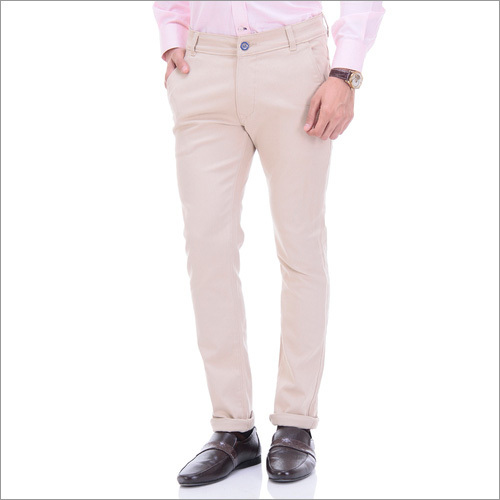 Beige Mens Chinos