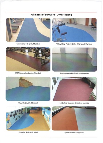Indoor sports flooring