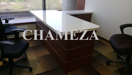 White Cabin Table