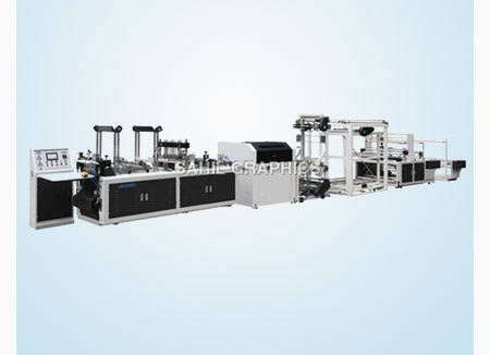 Fully Automatic Non-Woven Handle Bag Making Machin