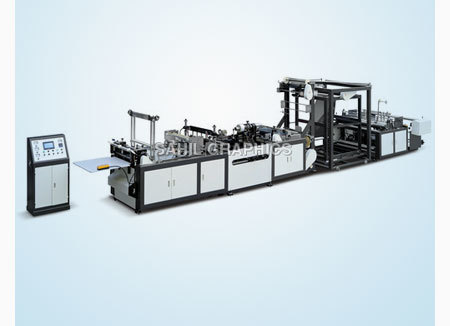 Semi Automatic Non Woven Tri-Dimensional Box Bag Making Machine