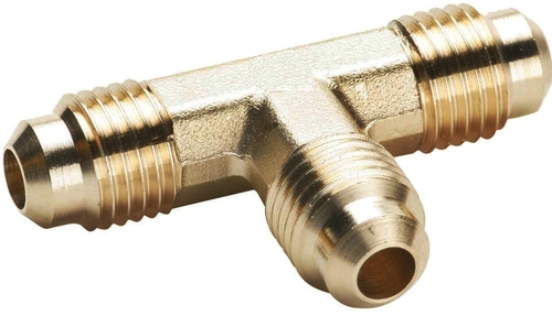Brass Flare Tee For Compression Fittings