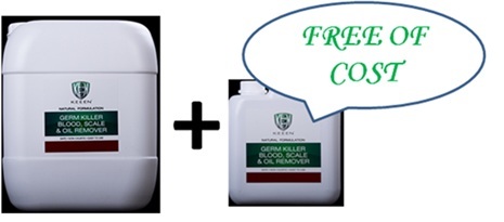 Germ Killer & Blood Scale Remover