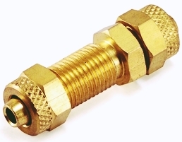 Brass PU Bulk Head